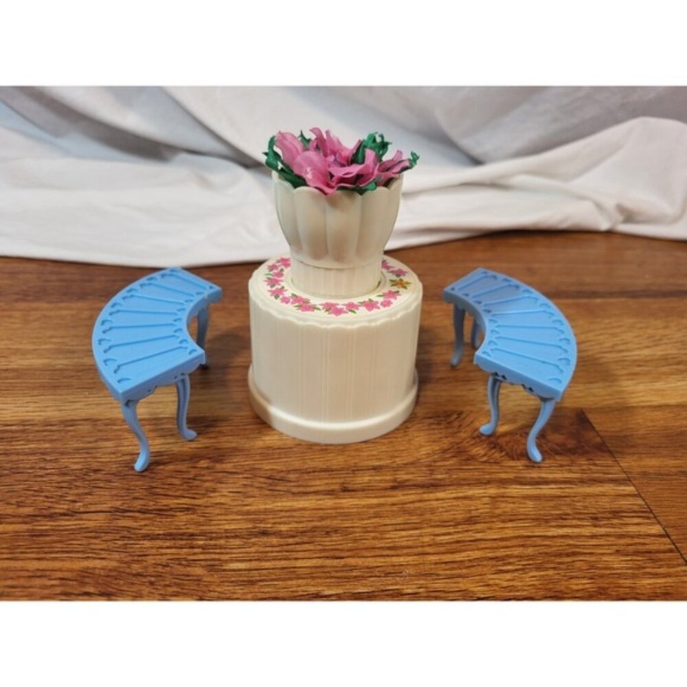 Coleco Princess Magic Touch Flower Fountain 1987 Collectible Toy Display